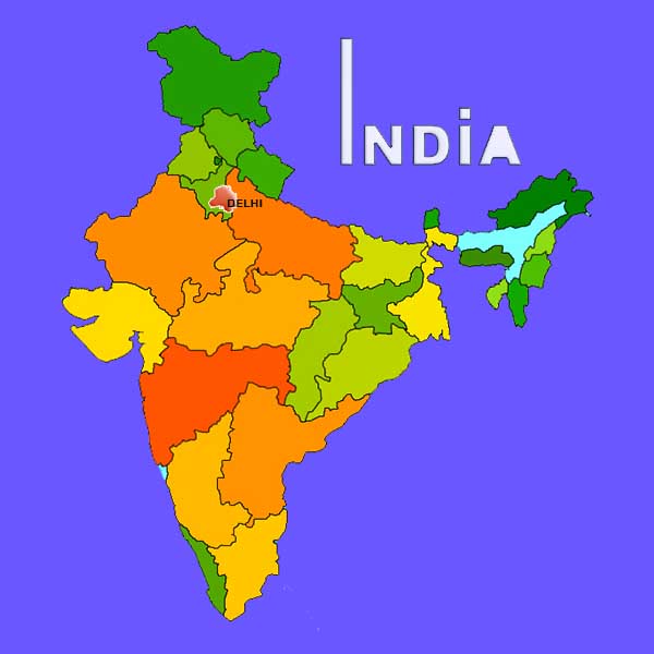 ICDFC India map